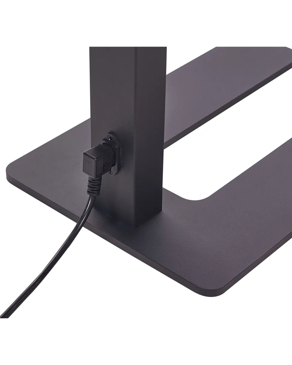 Stehlampe Led Metall Schwarz 197 Cm Rechteckig Taurus