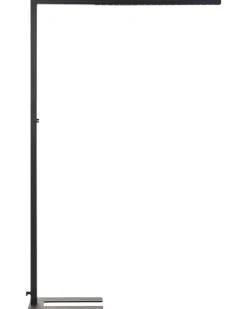 Stehlampe Led Metall Schwarz 194 Cm Rechteckig Sagitta