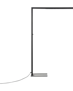 Stehlampe Led Metall Schwarz 194 Cm Rechteckig Sagitta
