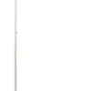Stehlampe Led Metall Silber 194 Cm Rechteckig Sagitta