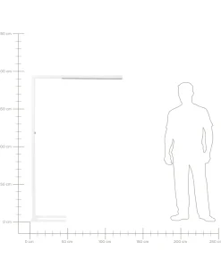Stehlampe Led Metall Weis 194 Cm Rechteckig Mensa