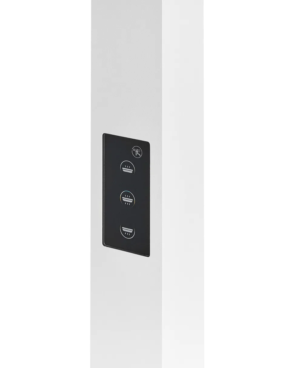 Stehlampe Led Metall Weis 194 Cm Rechteckig Mensa
