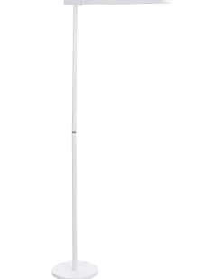 Stehlampe Led Metall Weis 186 Cm Rechteckig Perseus