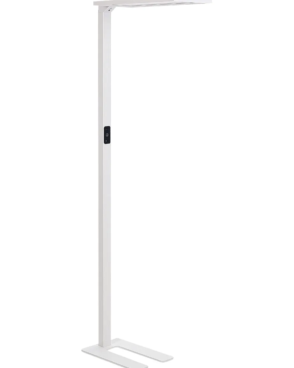 Stehlampe Led Metall Weis 196 Cm Rechteckig Orion
