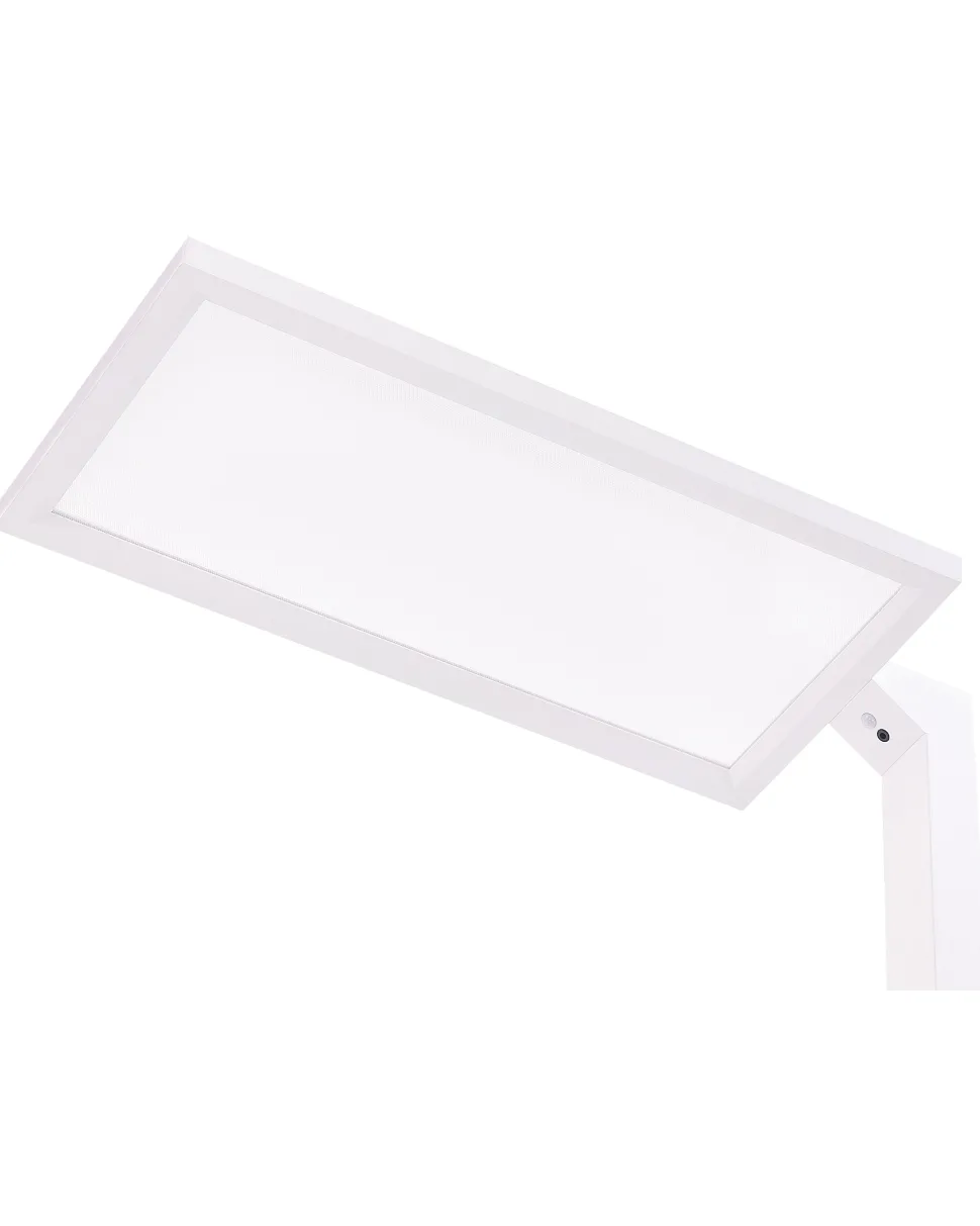 Stehlampe Led Metall Weis 196 Cm Rechteckig Orion
