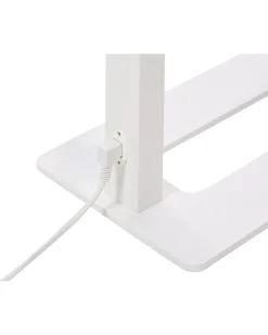 Stehlampe Led Metall Weis 196 Cm Rechteckig Orion