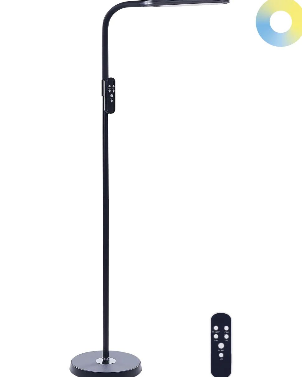 Stehlampe Led Schwarz 160 Cm Rechteckig Aries