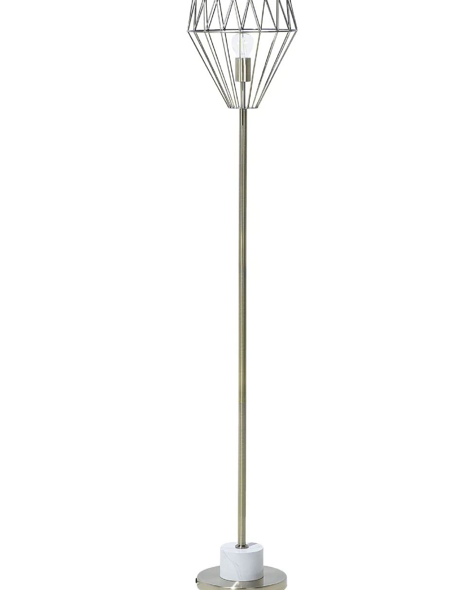 Stehlampe Messing 160 Cm Gitter Mooni