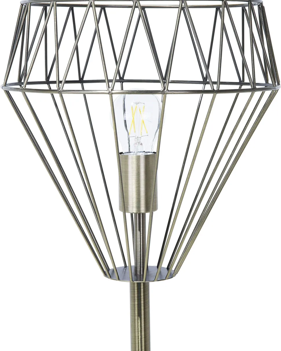 Stehlampe Messing 160 Cm Gitter Mooni