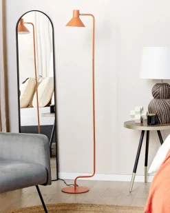 Stehlampe Metall Orange 154 Cm Kegelform Rimava