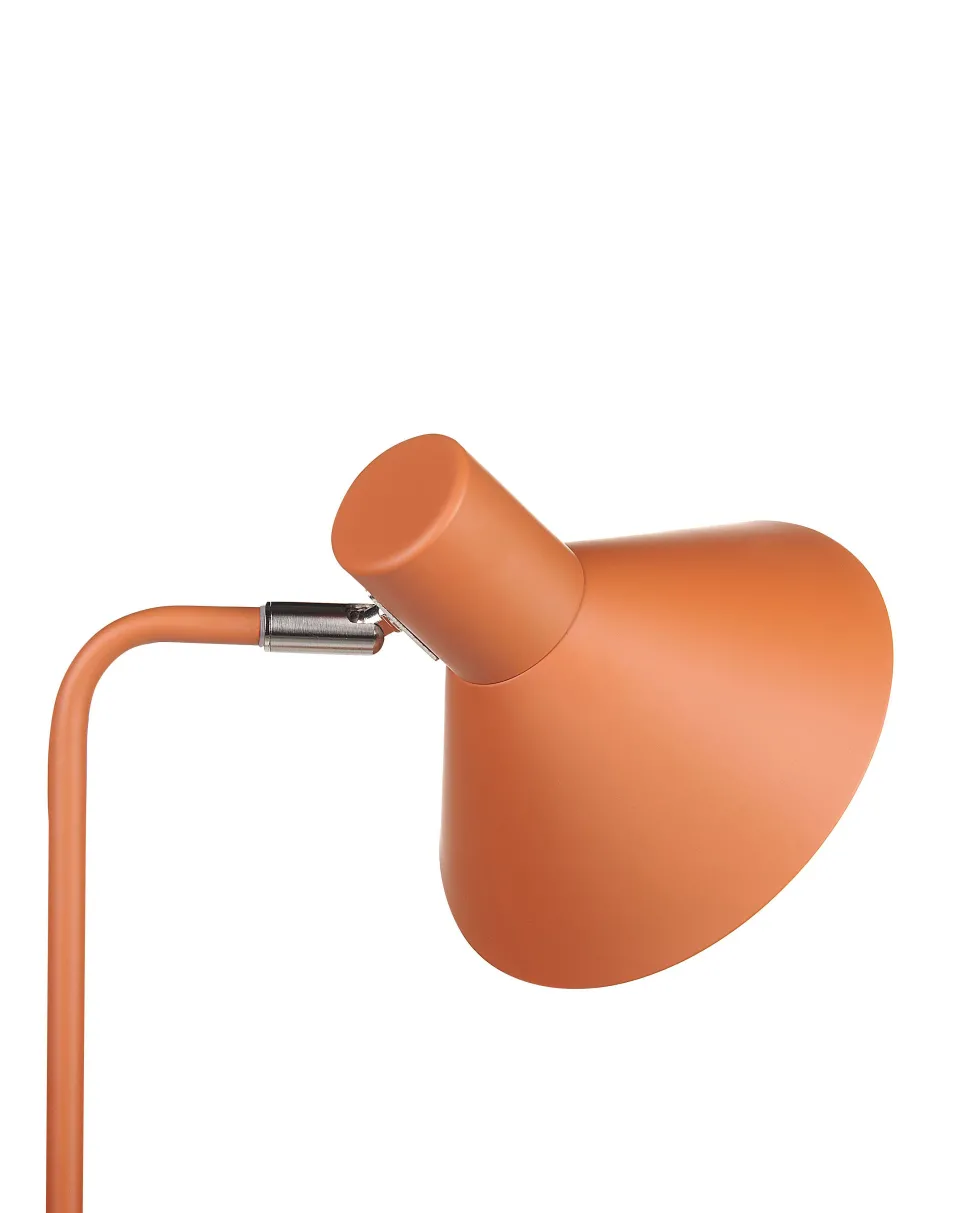 Stehlampe Metall Orange 154 Cm Kegelform Rimava
