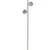 Stehlampe Metall Silber Ramis