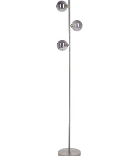 Stehlampe Metall Silber Ramis