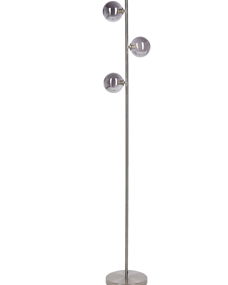 Stehlampe Metall Silber Ramis