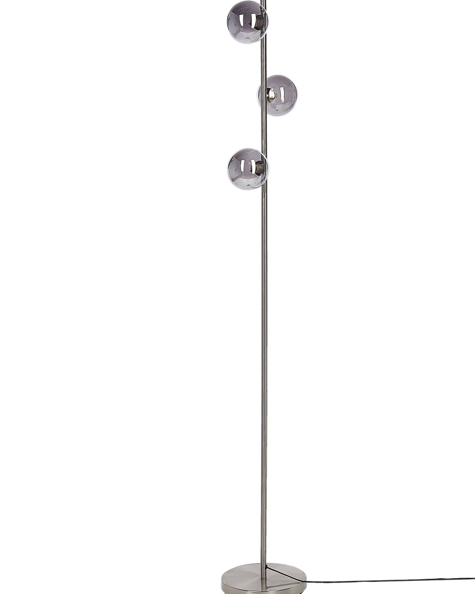Stehlampe Metall Silber Ramis