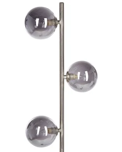 Stehlampe Metall Silber Ramis