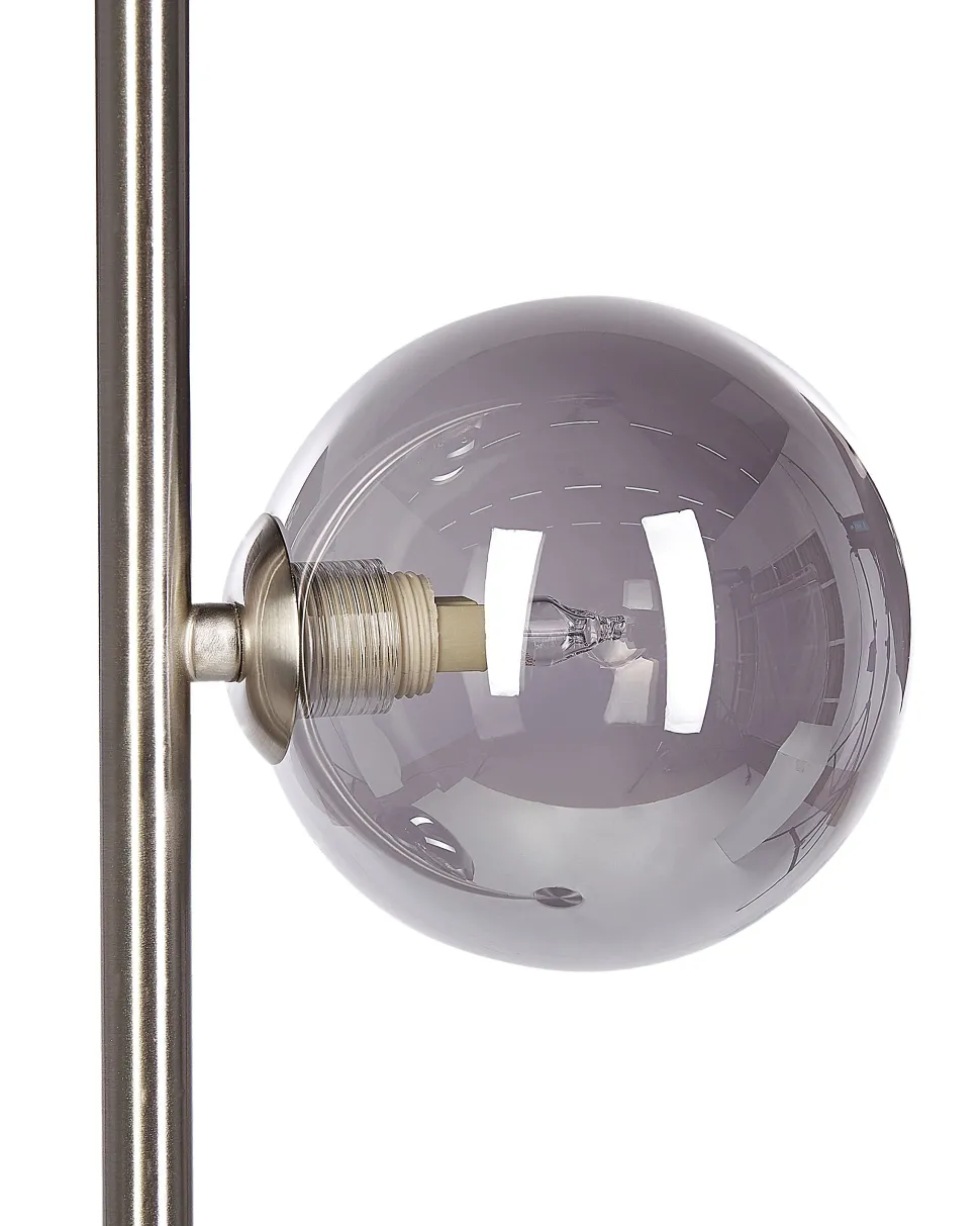 Stehlampe Metall Silber Ramis