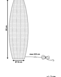 Stehlampe Nickel 85 Cm Laternenform Maringa