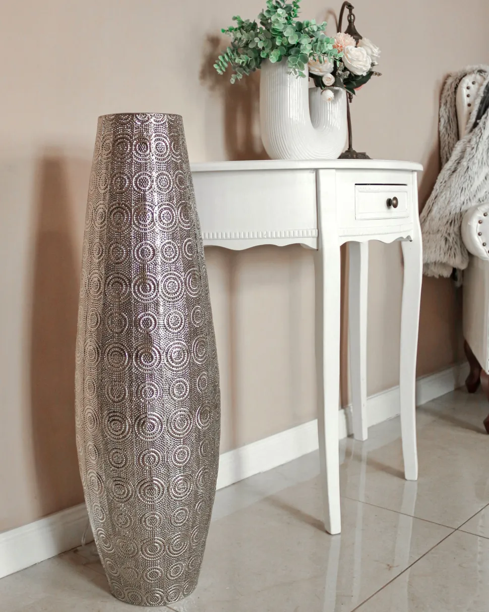 Stehlampe Nickel 85 Cm Laternenform Maringa
