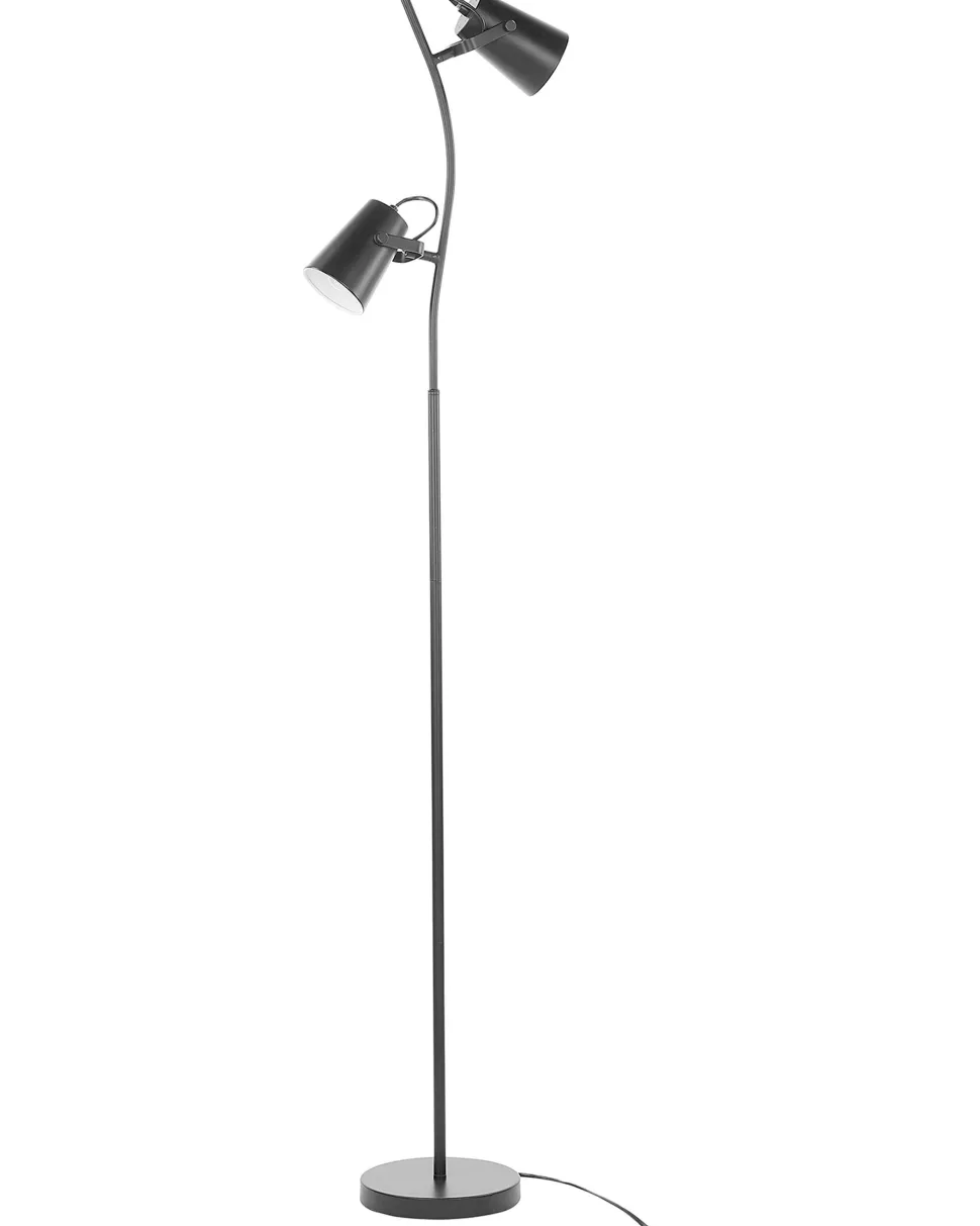 Stehlampe Schwarz 149 Cm Glockenform Flint