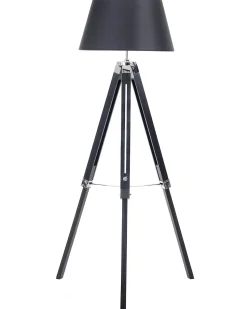 Stehlampe Schwarz 143 Cm Kegelform Madeira