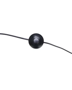 Stehlampe Schwarz 156 Cm Trommelform Stiletto