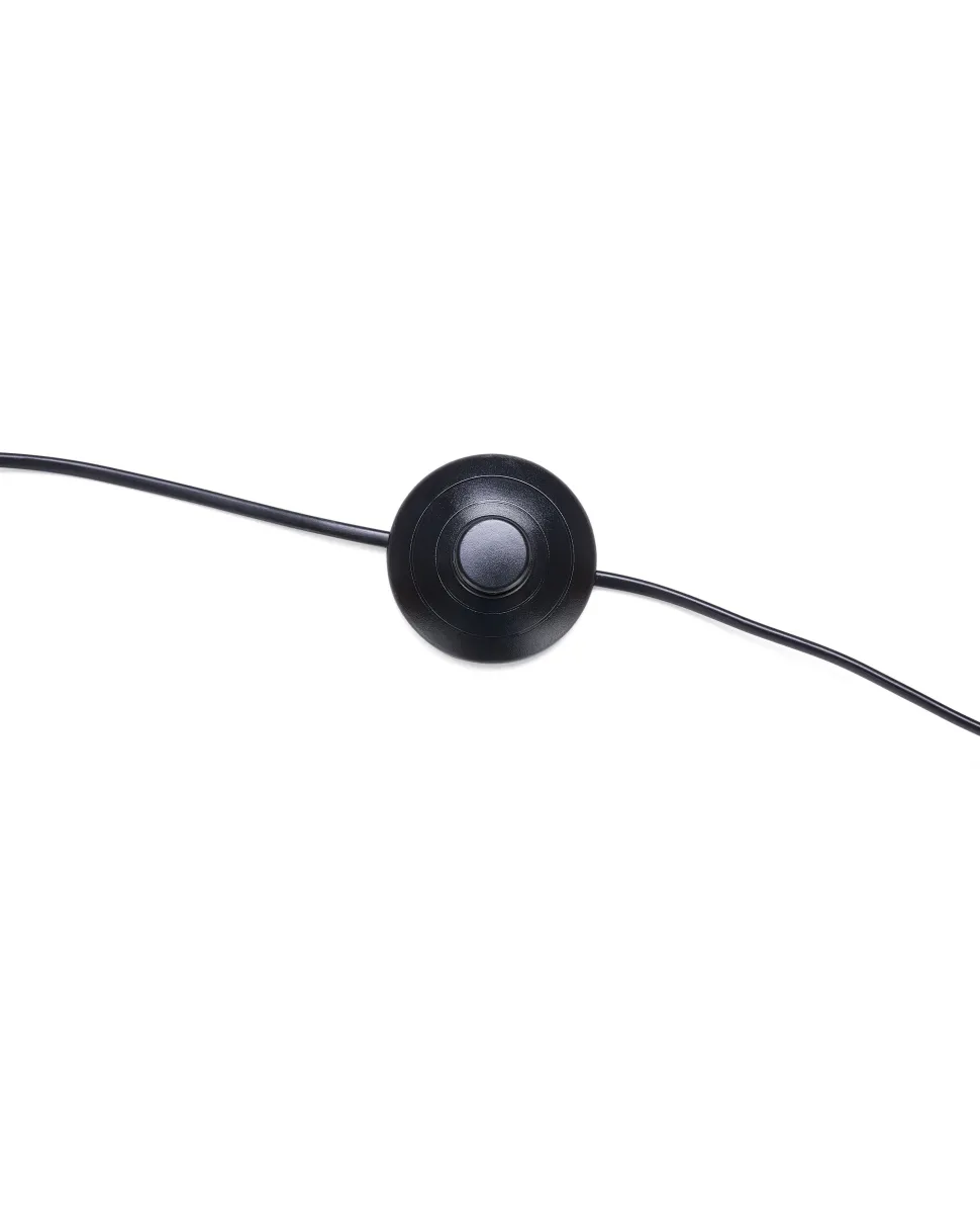Stehlampe Schwarz 156 Cm Trommelform Stiletto