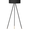 Stehlampe Schwarz 157 Cm Trommelform Tobol