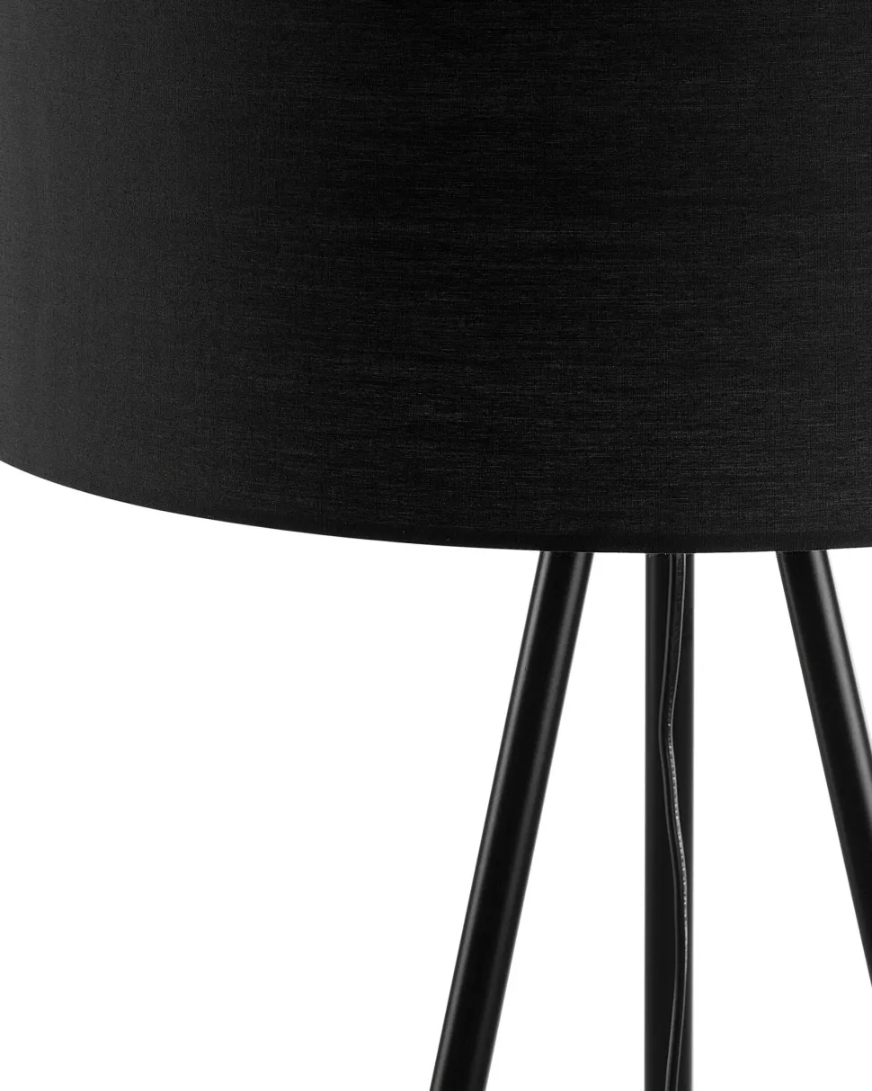 Stehlampe Schwarz 157 Cm Trommelform Tobol