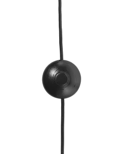 Stehlampe Schwarz / Gold 170 Cm Rund Thames