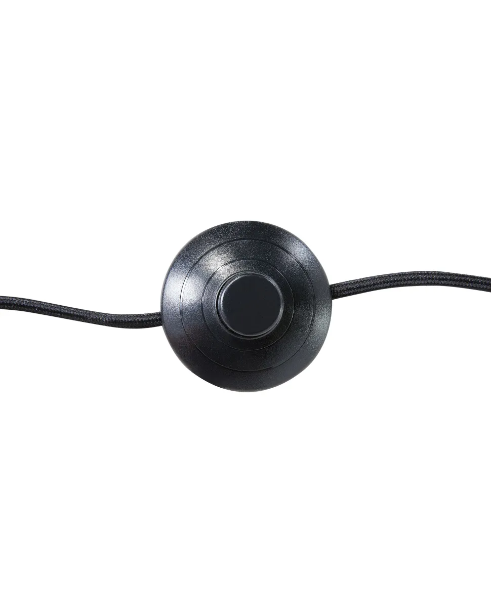 Stehlampe Schwarz / Silber 165 Cm Rund Thames Ii
