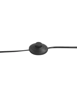 Stehlampe Schwarz 5-Flammig 205 Cm Kegelform Baraga