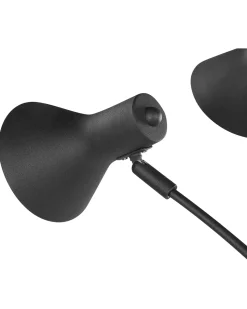 Stehlampe Schwarz 5-Flammig 205 Cm Kegelform Baraga