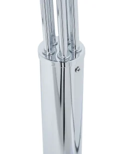 Stehlampe Silber 212 Cm Rund Marmorfus Flinders