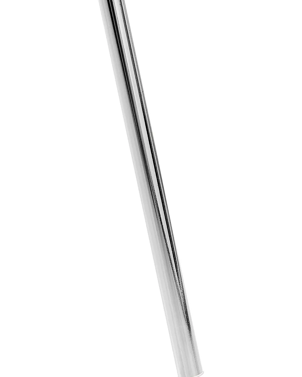 Stehlampe Silber / Weis 148 Cm Trommelform Vistula