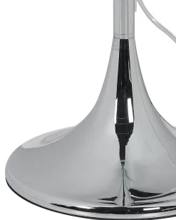 Stehlampe Weilampada Da Pavimento Metallo Argento 147 Cm Nuons Kristall-Optik 170 Cm Trommelform Evans