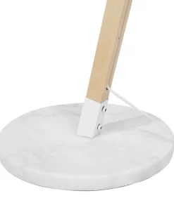 Stehlampe Weis 175 Cm Rund Hetton