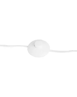 Stehlampe Weis / Gold 170 Cm Rund Thames