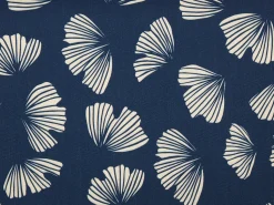Stoffbezug 2Er Set Fur Gartenliegen Anzio / Avellino Blumenmuster Marineblau
