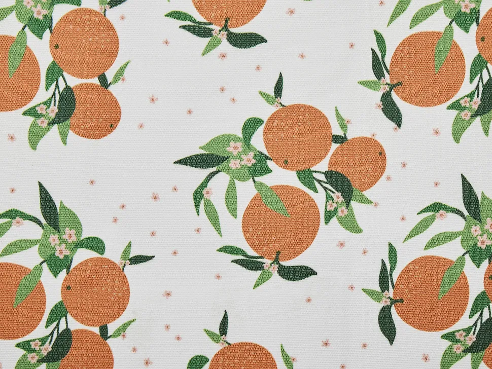 Stoffbezug 2Er Set Fur Gartenliegen Anzio / Avellino Orangenmotiv Mehrfarbig