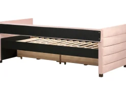 Tagesbett Samtstoff Pastellrosa Mit Bettkasten 90 X 200 Cm Marray