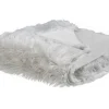 Tagesdecke Felloptik Hellgrau 200 X 220 Cm Delice