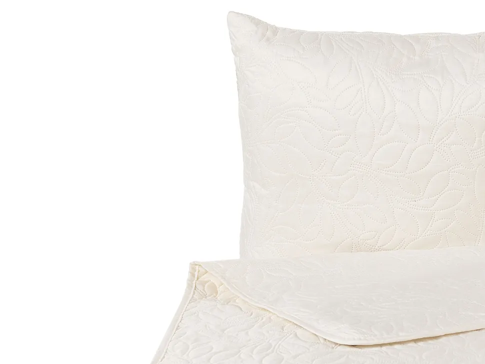 Tagesdecken Set 3-Teilig Creme 160 X 220 Cm Rudkhan