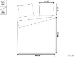 Tagesdecken Set 3-Teilig Creme 160 X 220 Cm Rudkhan
