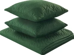 Tagesdecken Set 3-Teilig Grun 140 X 210 Cm Babak