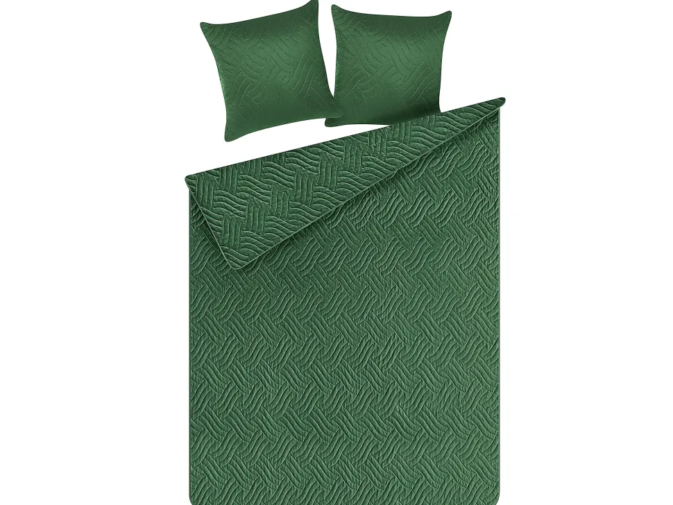 Tagesdecken Set 3-Teilig Grun 140 X 210 Cm Babak