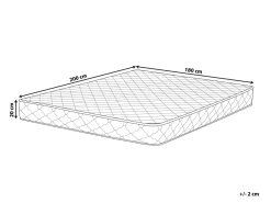 Taschenfederkernmatratze Mittelfest / Hart 180 X 200 Cm Doppelseitig Duo