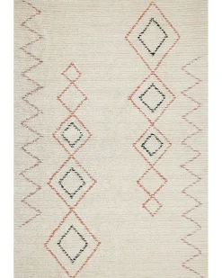 Teppich Baumwolle Beige 160 X 230 Cm Geometrisches Muster Guwahati