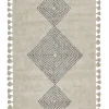 Teppich Baumwolle Beige 160 X 230 Cm Geometrisches Muster Kurzflor Bulcuk