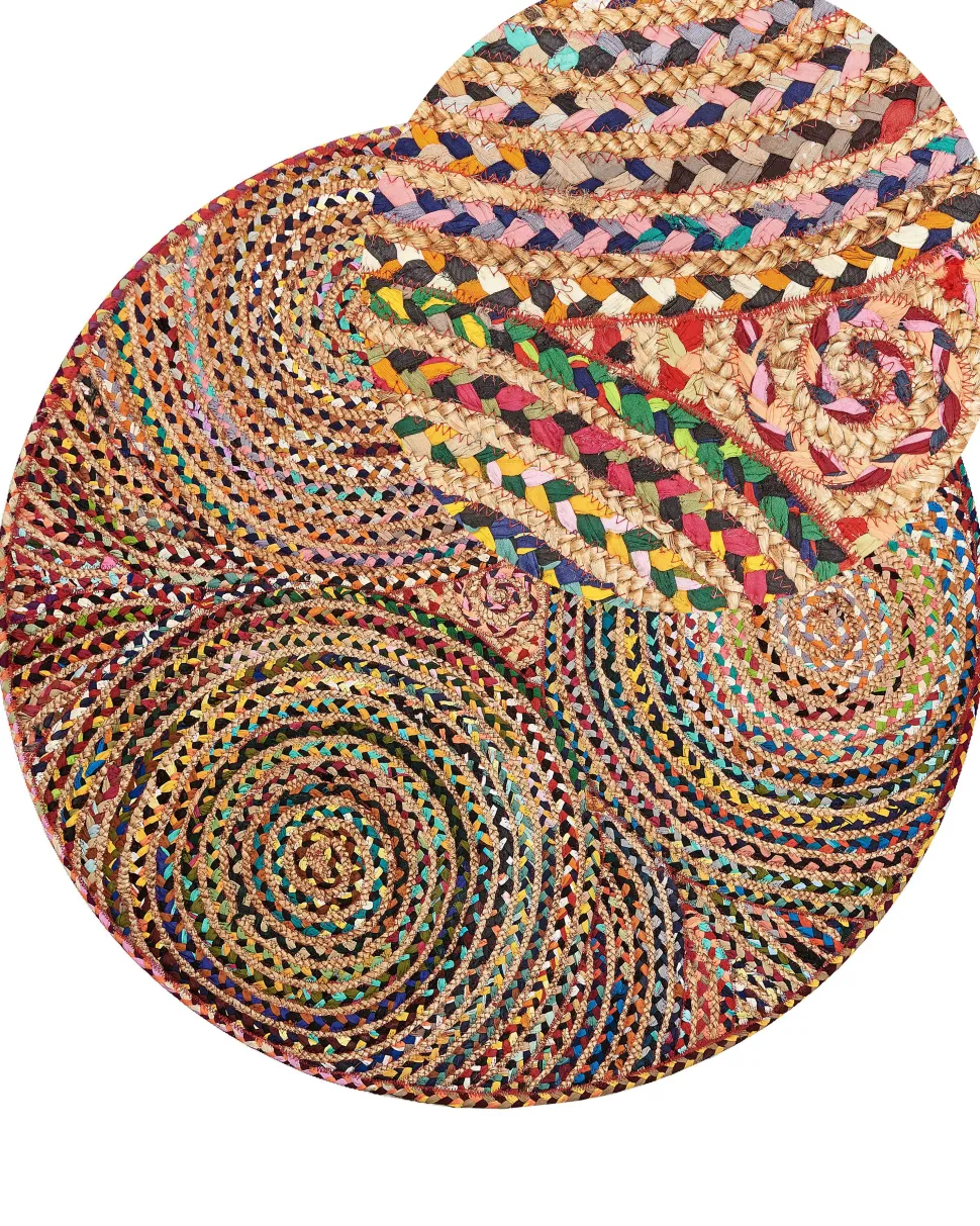 Teppich Baumwolle Bunt 140 Cm Yenice